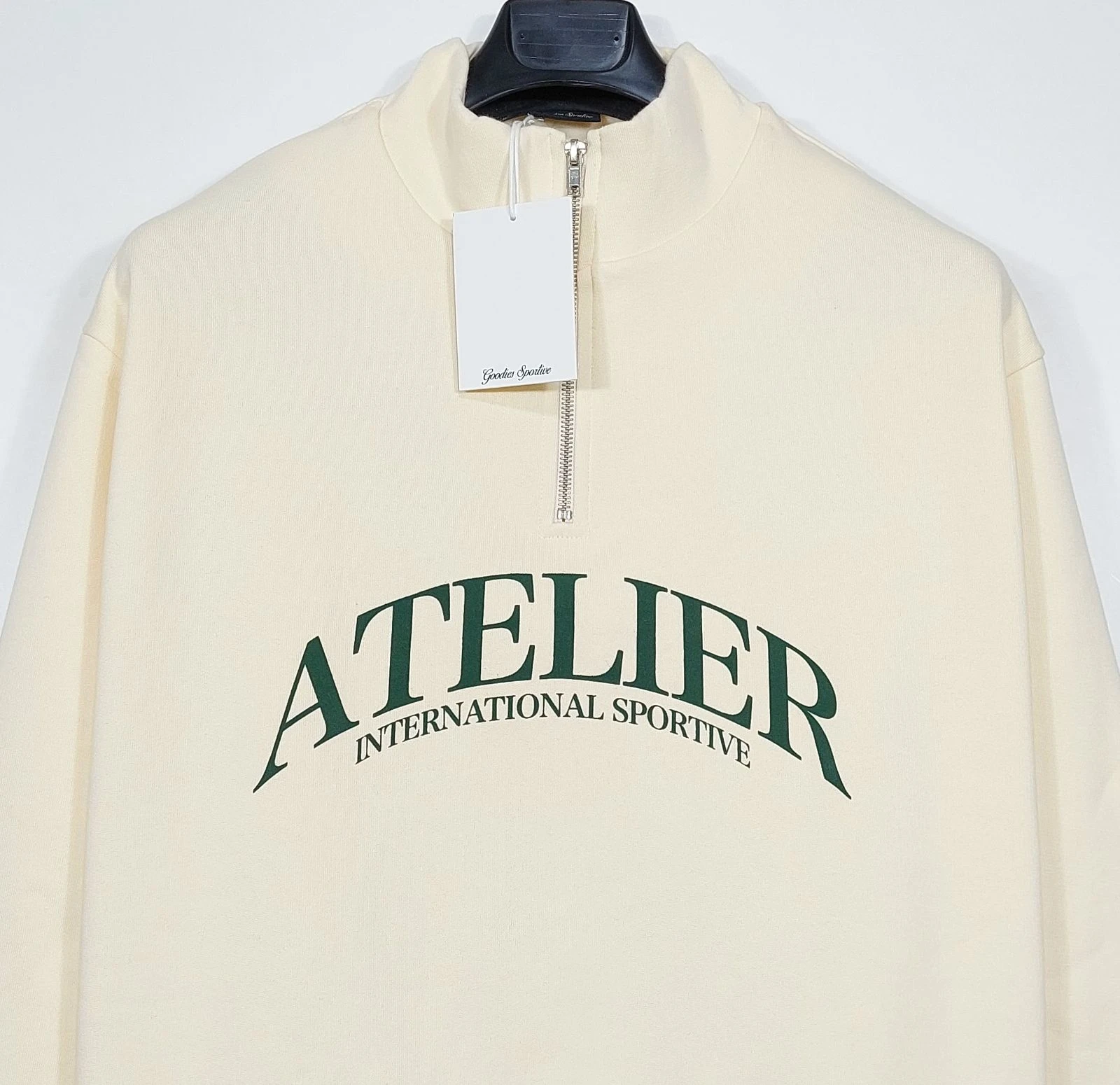 Goodies Sportive atelier moletom com zíper 1/4 - manteiga G – photo 7